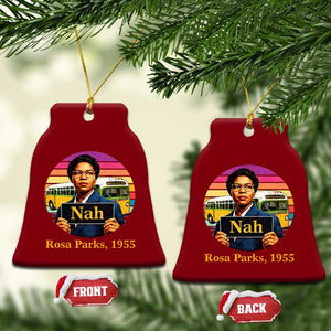 Rosa Parks Quote Ceramic Ornament The Only Tired I Was Was Tired Of Giving In TS12 Print Your Wear