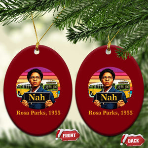 Rosa Parks Quote Ceramic Ornament The Only Tired I Was Was Tired Of Giving In TS12 Print Your Wear
