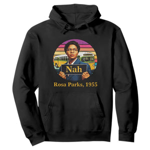 Rosa Parks Quote Hoodie The Only Tired I Was Was Tired Of Giving In TS12 Black Print Your Wear