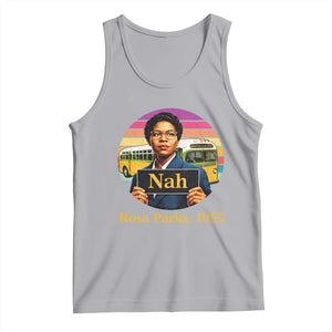 Rosa Parks Quote Tank Top The Only Tired I Was Was Tired Of Giving In TS12 Athletic Heather Print Your Wear