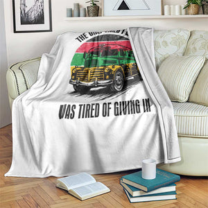 Rosa Parks Tired Of Giving In Throw Blanket Civil Bus Protest TS12 Print Your Wear