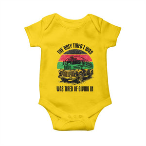 Rosa Parks Tired Of Giving In Baby Onesie Civil Bus Protest TS12 Daisy Print Your Wear
