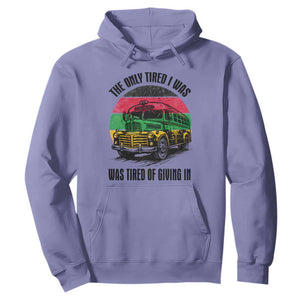 Rosa Parks Tired Of Giving In Hoodie Civil Bus Protest TS12 Violet Print Your Wear
