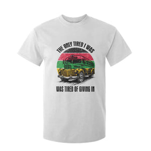 Rosa Parks Tired Of Giving In T Shirt For Kid Civil Bus Protest TS12 White Print Your Wear