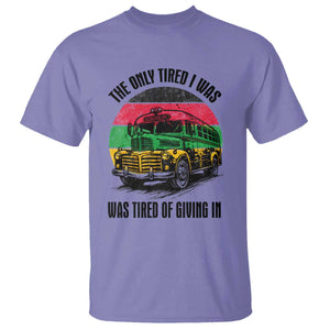 Rosa Parks Tired Of Giving In T Shirt Civil Bus Protest TS12 Violet Print Your Wear
