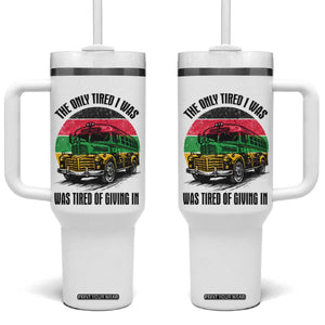 Rosa Parks Tired Of Giving In Tumbler With Handle Civil Bus Protest TS12 One Size: 40 oz White Print Your Wear