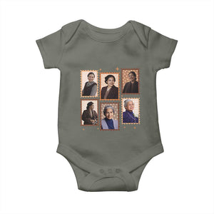 Rosa Parks Baby Onesie African American Civil Rights Legacy TS12 Military Green Print Your Wear