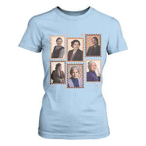 Rosa Parks T Shirt For Women African American Civil Rights Legacy TS12 Light Blue Print Your Wear