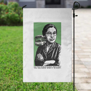 Rosa Parks Quote Garden Flag Never Be Fearful When It Is Right TS12 Print Your Wear