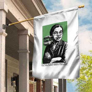 Rosa Parks Quote Garden Flag Never Be Fearful When It Is Right TS12 Print Your Wear