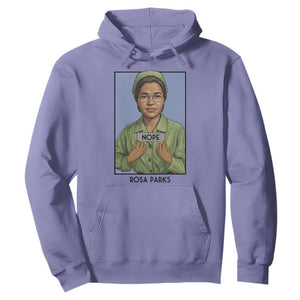 Nope Rosa Parks Hoodie Female Empowerment History Gift TS12 Violet Print Your Wear