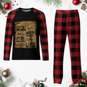 Rosa Parks Quote Plaid Pajama Set Civil Rights History Hero TS12 Buffalo Plaid Print Your Wear