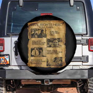 Rosa Parks Quote Spare Tire Cover Civil Rights History Hero TS12 No hole Black Print Your Wear