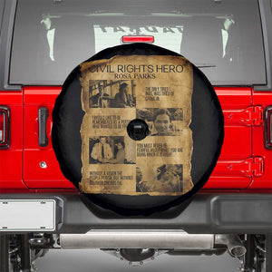 Rosa Parks Quote Spare Tire Cover Civil Rights History Hero TS12 Black Print Your Wear
