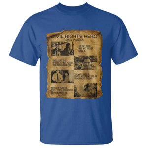 Rosa Parks Quote T Shirt Civil Rights History Hero TS12 Royal Blue Print Your Wear