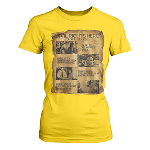 Rosa Parks Quote T Shirt For Women Civil Rights History Hero TS12 Daisy Print Your Wear