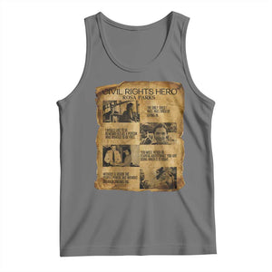 Rosa Parks Quote Tank Top Civil Rights History Hero TS12 Black Heather Print Your Wear