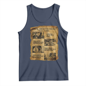 Rosa Parks Quote Tank Top Civil Rights History Hero TS12 Navy Print Your Wear