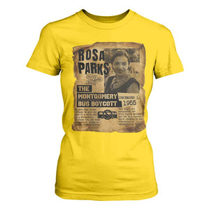 Vintage Rosa Parks T Shirt For Women Groovy Black History Month TS12 Daisy Print Your Wear