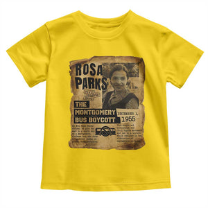 Vintage Rosa Parks Toddler T Shirt Groovy Black History Month TS12 Daisy Print Your Wear