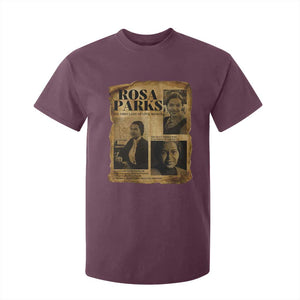 Vintage Rosa Parks T Shirt For Kid Women Empowerment Inspirational Quote TS12 Maroon Print Your Wear