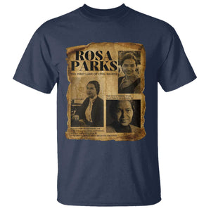 Vintage Rosa Parks T Shirt Women Empowerment Inspirational Quote TS12 Navy Print Your Wear