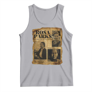 Vintage Rosa Parks Tank Top Women Empowerment Inspirational Quote TS12 Athletic Heather Print Your Wear