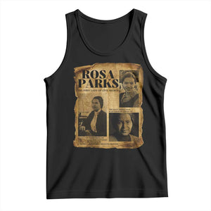 Vintage Rosa Parks Tank Top Women Empowerment Inspirational Quote TS12 Black Print Your Wear