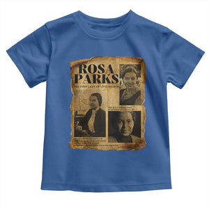 Vintage Rosa Parks Toddler T Shirt Women Empowerment Inspirational Quote TS12 Royal Blue Print Your Wear
