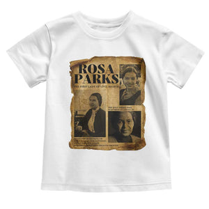 Vintage Rosa Parks Toddler T Shirt Women Empowerment Inspirational Quote TS12 White Print Your Wear
