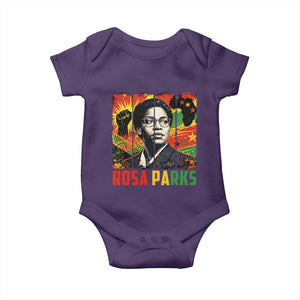 Rosa Parks Baby Onesie Strong Black Women Pride TS12 Purple Print Your Wear