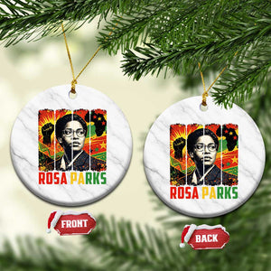 Rosa Parks Ceramic Ornament Strong Black Women Pride TS12 1pc White Marble Print Your Wear