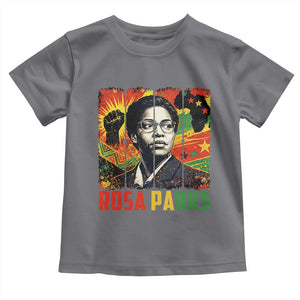 Rosa Parks Toddler T Shirt Strong Black Women Pride TS12 Charcoal Print Your Wear