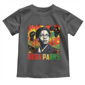Rosa Parks Toddler T Shirt Strong Black Women Pride TS12 Dark Heather Print Your Wear