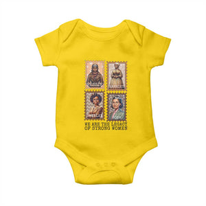 We Are The Legacy Of Strong Women Baby Onesie Black History Month Gift TS12 Daisy Print Your Wear