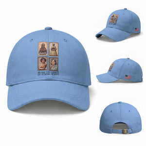 We Are The Legacy Of Strong Women Baseball Cap Black History Month Gift TS12 Baseball Cap Universal Fit Light Blue Print Your Wear