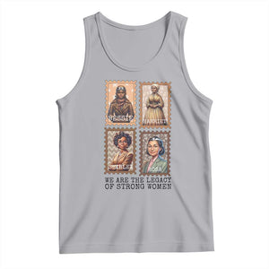 We Are The Legacy Of Strong Women Tank Top Black History Month Gift TS12 Athletic Heather Print Your Wear