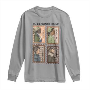 Black Women History Leaders Long Sleeve Shirt Womens History Month TS12 Sport Gray Print Your Wear