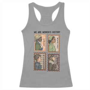 Black Women History Leaders Racerback Tank Top Womens History Month TS12 Sport Gray Print Your Wear