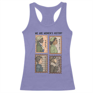 Black Women History Leaders Racerback Tank Top Womens History Month TS12 Violet Print Your Wear