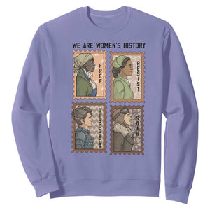 Black Women History Leaders Sweatshirt Womens History Month TS12 Violet Print Your Wear