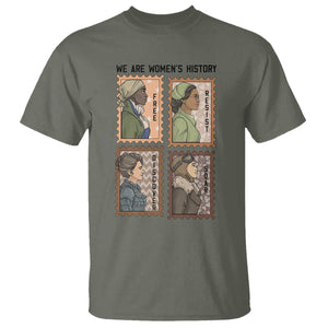 Black Women History Leaders T Shirt Womens History Month TS12 Military Green Print Your Wear