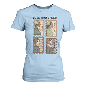 Black Women History Leaders T Shirt For Women Womens History Month TS12 Light Blue Print Your Wear