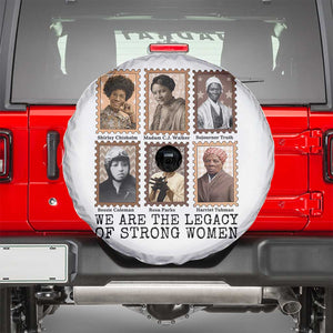 Women In History Spare Tire Cover We Are The Legacy Of Strong Women TS12 White Print Your Wear