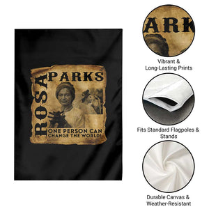 Rosa Parks Change The World Quote Garden Flag Black Women Leader TS12 Print Your Wear