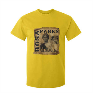 Rosa Parks Change The World Quote T Shirt For Kid Black Women Leader TS12 Daisy Print Your Wear