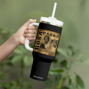 Rosa Parks Change The World Quote Tumbler With Handle Black Women Leader TS12 Print Your Wear