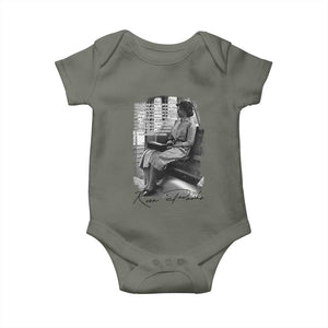 Rosa Parks Montgomery Bus Boycott Baby Onesie Civil Rights History TS12 Military Green Print Your Wear