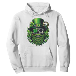 Irish Leprechaun Skull Hoodie St Patricks Day Party Gift TS12 White Print Your Wear