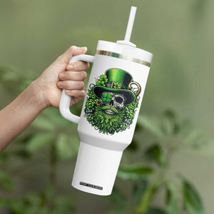 Irish Leprechaun Skull Tumbler With Handle St Patricks Day Party Gift TS12 Print Your Wear